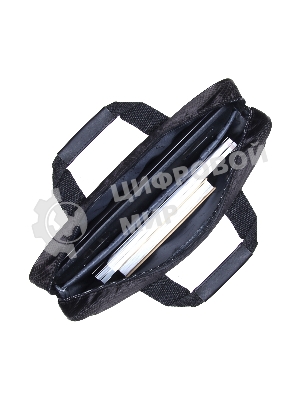 Сумка для ноутбука ExeGate EX264610RUS Office F1595 Black, черная, полиэстер, для ноутбуков до 15.6