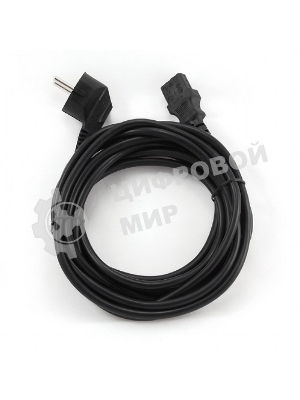 Кабель питания Cord Power Gembird/Cablexpert 1.8м, Schuko- C13, 6А, черный, с зазем.