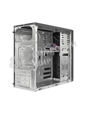 Компьютерный корпус Minitower ExeGate MA-372UX Black, mATX UN400, 120мм 2*USB+2*USB3.0, Audio