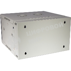 Шкаф настенный серии Pro, 3-секционный, 9U 600x600, стеклянная дверь