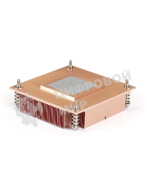 Радиатор для процессора ExeGate ESNK-0046.1U.115x.Cu медный, медь, 100 Вт, 25 мм