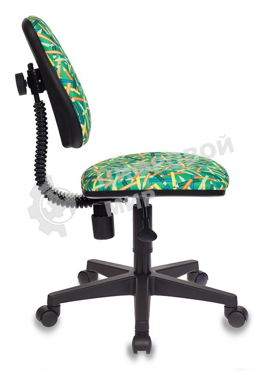 Кресло детское Бюрократ KD-4/PENCIL-GN зеленый карандаши