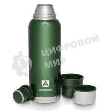 Термос Арктика 106-1600 зеленый, бытовой, вакуумный (для напитков)