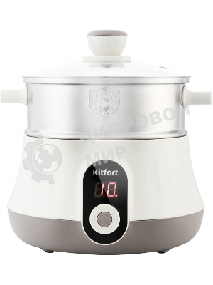 Пароварка электрическая Kitfort КТ-2035 600 Вт. Количество уровней: 5. Таймер приготовления: до 60 минут.