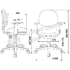 Кресло детское Бюрократ CH-W356AXSN Sticks 08 фиолетовый, крестовина пластик, пластик белый