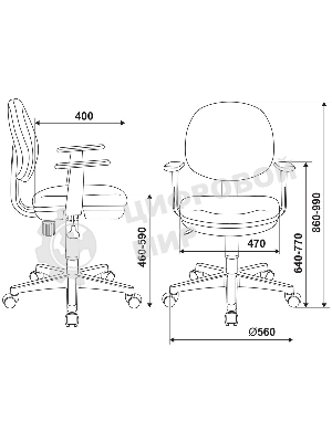 Кресло Бюрократ CH-W356AXSN Sticks 08 фиолетовый, ткань, 120 кг