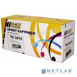 Расходные материалы Hi-Black TN-2075 Тонер-картридж Hi-Black для Brother 2030/2040/2070, 2500 стр.