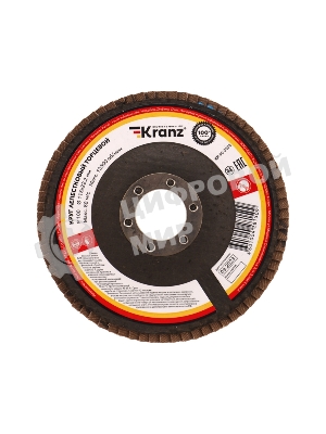 Круг лепестковый торцевой Kranz P100, 115х22,2мм