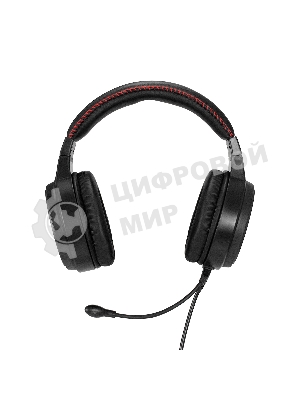 Гарнитура ExeGate Gaming HS-520G чёрный, проводная, 2 x mini jack 3.5 мм + USB, подсветка, регулятор громкости