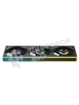 Вентилятор для корпуса Ocypus Sigma F36 BK ARGB, 3x120x120x25mm, 4-PIN PWM, 500-2200 RPM, 36 DBA MAX, FLUID DYNAMIC BEARING