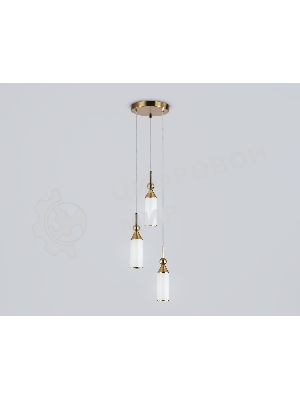 Светильник Ambrella light LH55272/3 BS/FR латунь/белый матовый E14 max 40W D230*1200