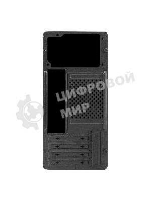 Корпус ExeGate BAA-503, Mini-Tower, чёрный, 1 x 80/90 мм