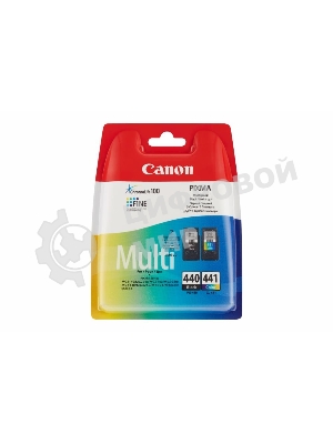 Картридж струйный Canon PG-440/CL-441 5219B005 черный/трехцветный x2уп. для Canon MG2140/MG3140 (180 стр.)