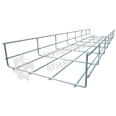 Лоток проволочный 200х60 L3000 сталь 4мм PL60х200х4.0 оцинк. КМ LO0662