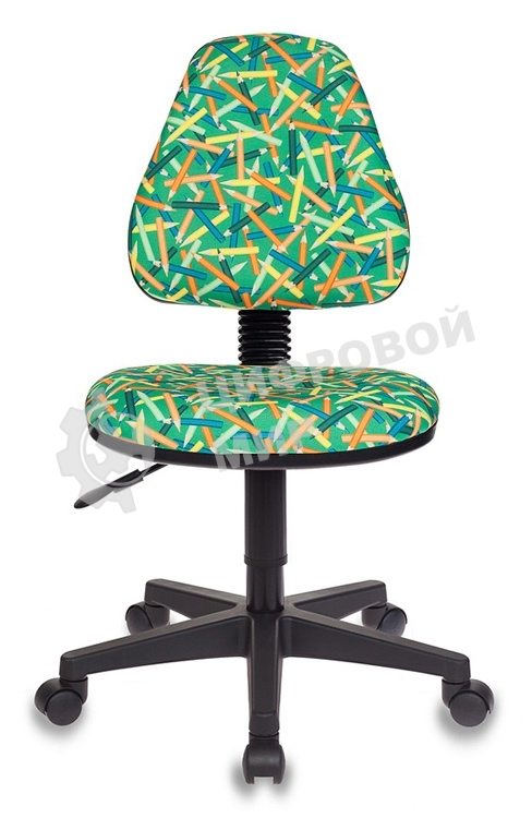 Кресло детское Бюрократ KD-4/PENCIL-GN зеленый карандаши