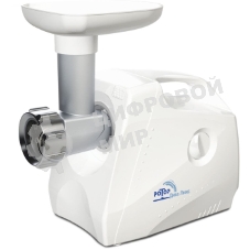 Мясорубка электрическая Ротор Дива Люкс ЭМШ 35/300-1 белый, 1500 Вт, 0.6 кг/мин, насадки - 1