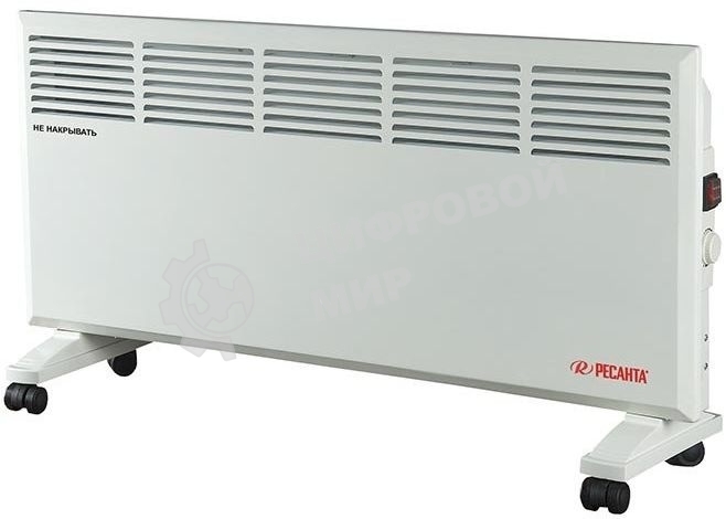 Конвектор электрический Ресанта ОК-2500 белый, 2500 Вт, 30 м2, термостат