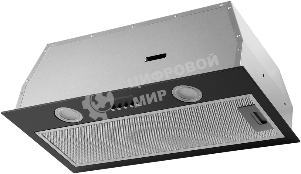 Вытяжка встраиваемая Maunfeld THAMES 601PM черный, 60 см, 850 куб. м/ч, 44 дБ