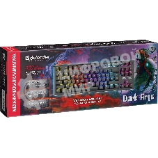 Клавиатура проводная Defender Dark Arts GK-375, USB, черный