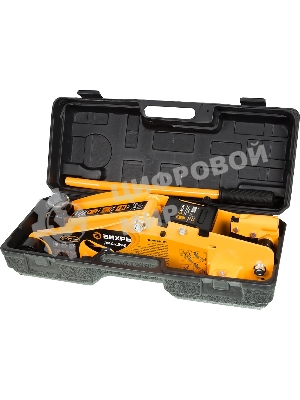 Домкрат ВИХРЬ ДМК-2,5ФК2,5т,140-390мм,сфиксатором,вкейсе, гидравлический подкатной