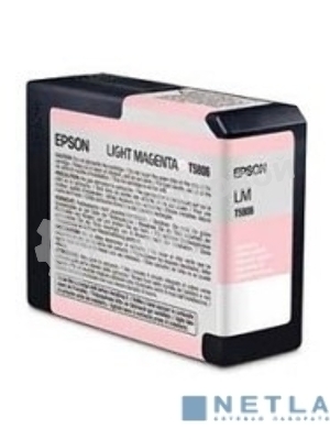 Картридж струйный Epson C13T580B00 светло-пурпурный (80мл)