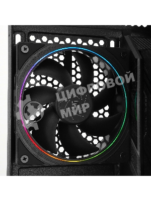 Вентилятор для корпуса Thermaltight TL-S12 (120x120x25мм, 4-pin PWM, ARGb, 47.6CFM, 23.2dBA, 1500RPM, черный)
