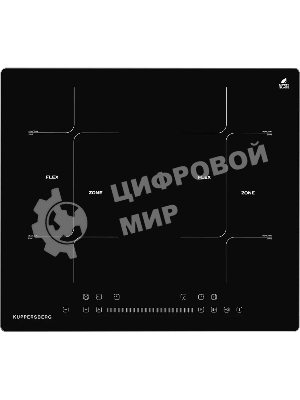 Встраиваемая варочная панель ICS 622 R Индукция, 60 см, 4 конфорки, черный