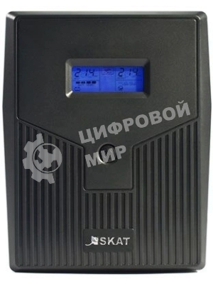 Источник бесперебойного питания, 220 В, 1500 ВА, (900 Вт), встроенный АКБ 9А·ч, 2 шт, время резерва 3 мин. SKAT-UPS 1500/900 Бастион