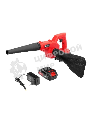 Воздуходувка-пылесос акк. портативная MTX LB-185, 35 м/с, 170 м3/ч, Li-Ion, 20 В