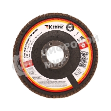Круг лепестковый торцевой Kranz P80, 115х22,2 мм