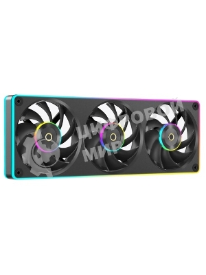 Вентилятор для корпуса Ocypus Sigma F36 BK ARGB, 3x120x120x25mm, 4-PIN PWM, 500-2200 RPM, 36 DBA MAX, FLUID DYNAMIC BEARING