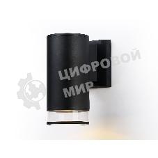 Светильник Ambrella light ST3819 BK/CL черный/прозрачный IP54 GU10 max 35W 187*90*160