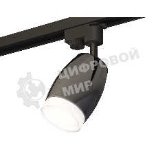 Светильник Ambrella light XT1123012 DCH/SBK/FR черный хром/черный песок/белый матовый MR16 GU5.3 (A2521, C1123, N7160)