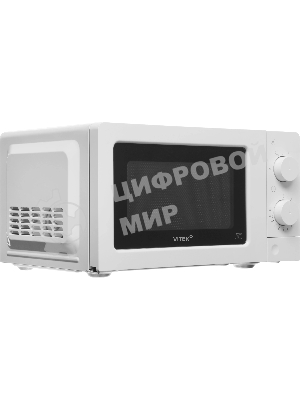 Микроволновая печь Vitek VT-MW0820 белый, 20 л, 700 Вт, переключатели - поворотный механизм