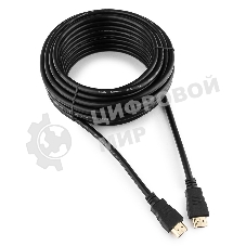 Кабель Cablexpert HDMI CC-HDMI4-10M, 19M/19M, v2.0, медь, позол.разъемы, экран, 10м, черный, пакет