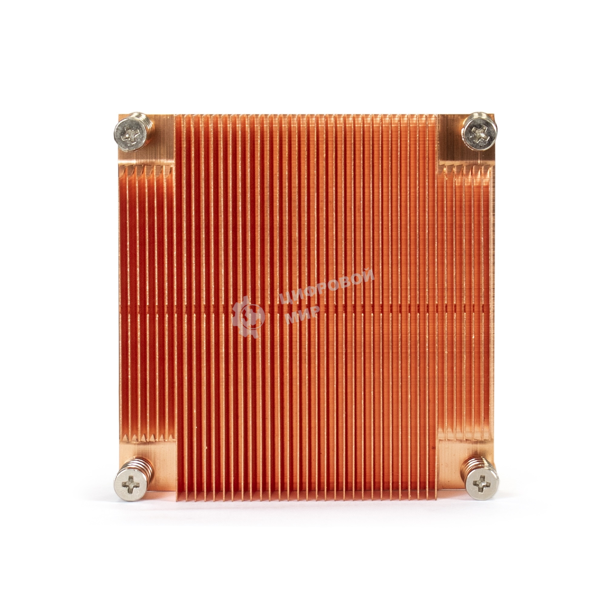 Радиатор для процессора ExeGate ESNK-0046.1U.115x.Cu медный, медь, 100 Вт, 25 мм
