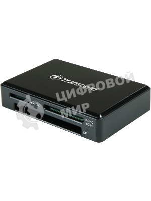 Кард-ридер Transcend черный, All-in-One cardreader, USB 3.1 Gen 1