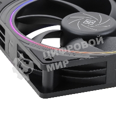 Вентилятор для корпуса Thermaltight TL-S12 (120x120x25мм, 4-pin PWM, ARGb, 47.6CFM, 23.2dBA, 1500RPM, черный)