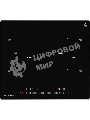 Встраиваемая варочная панель ICS 622 R Индукция, 60 см, 4 конфорки, черный
