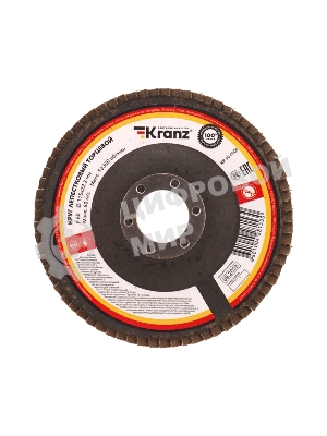 Круг лепестковый торцевой Kranz P60, 115х22,2 мм
