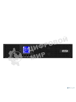 Источник бесперебойного питания CBR ESN-3KRT-9I-LCHERSC Online 3000VA/3000W RT 9 x C13, LCD, HID-USB, RS232, EPO, SNMP slot