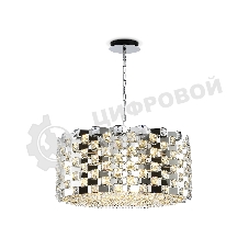 Люстра Ambrella light LH41006/18 CH/CL хром/прозрачный E14*18 max 40W D700*320