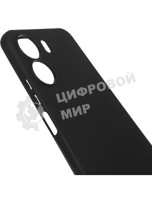 Чехол (клип-кейс) BoraSCO для Xiaomi Redmi 13C Silicone Case черный (72839)