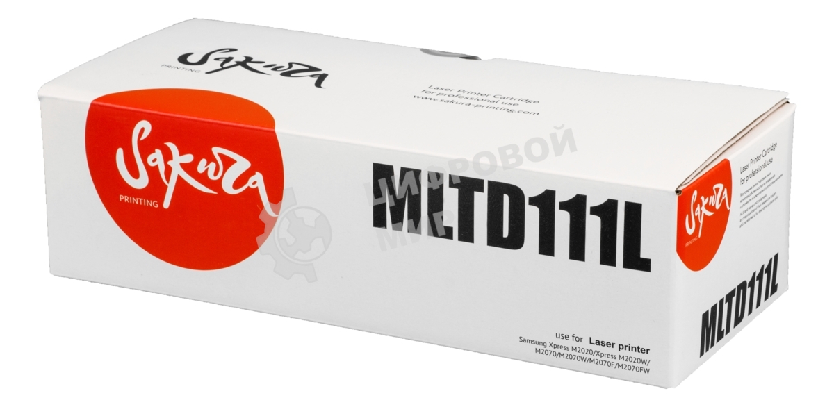 Картридж лазерный Sakura MLTD111L для Samsung,Xpress M2020/ M2020W/ M2070/ M2070W/ M2070F/ M2070FW черный, 2000 к.