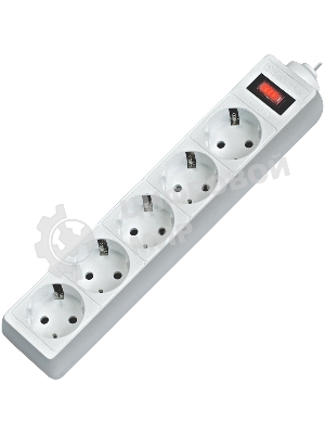 Сетевой фильтр Defender ES, 3.0 м, 5 розеток белый