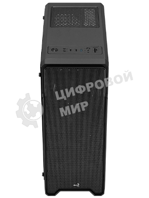 Компьютерный корпус Aerocool/Formula Ore Saturn FRGb-G-BK-v1 (2xUSB, 2xAudio, 0.5 мм,3x120 мм FAN, прозрачная стенка-закаленное стекло, ATX,