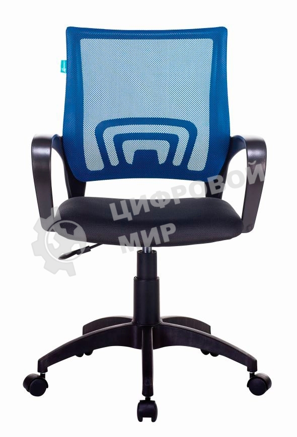 Кресло компьютерное Бюрократ CH-695NLT синий TW-05 сиденье черный TW-11, сетка/ткань, крестовина пластик