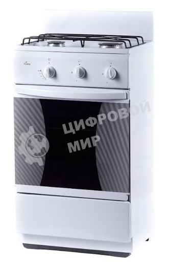 Плита Комбинированная Flama CK 2201 W белый