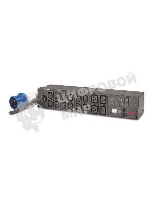 Блок распределения питания APC Rack PDU, Metered, 2U, 32A, 230V, (12) C13 & (4) C19