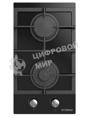 Газовая варочная панель Hyundai HHG 3235 BG черный